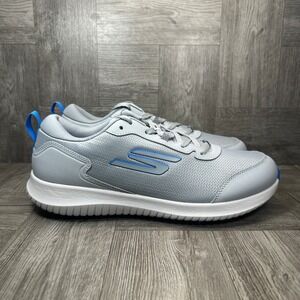 Skechers GO GOLF Max Fairway 4 Gray Blue Golf Shoes Men's 10 Spikeless 214081